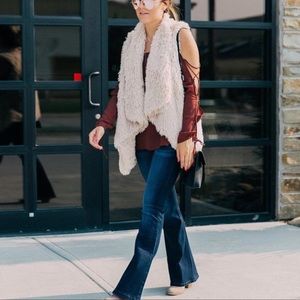 NWT Jolt Faux Fur Shag Vest Small